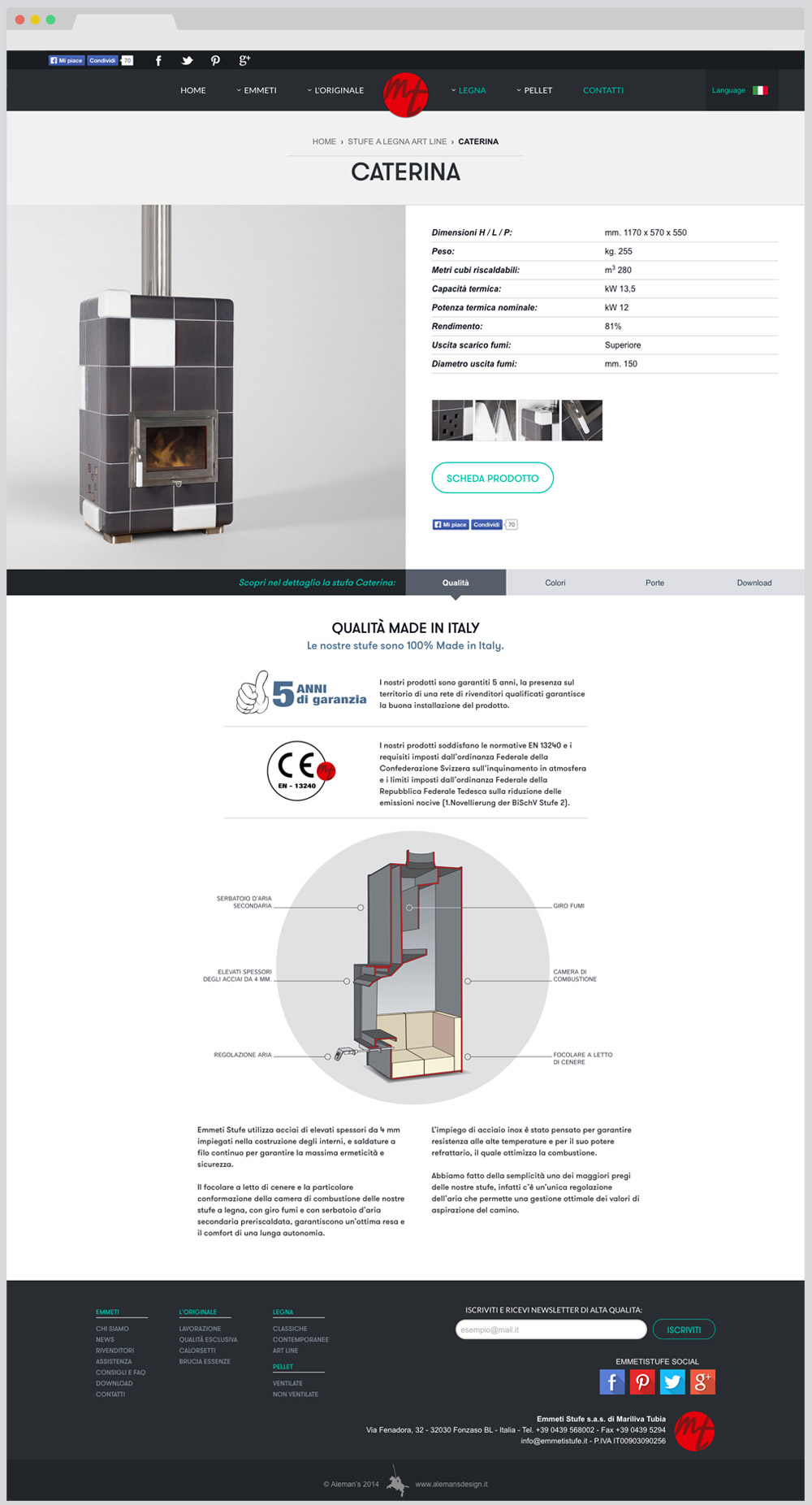Progetto Emmeti Stufe